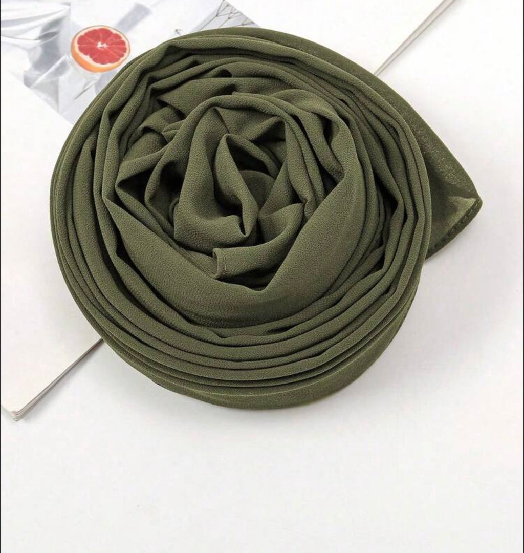Chiffon Draped hijab